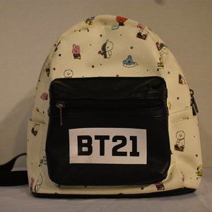 BT21 small white backpack